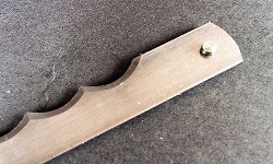 Нож для хлеборезки 270 (штифт 3х6/3х6) JAC